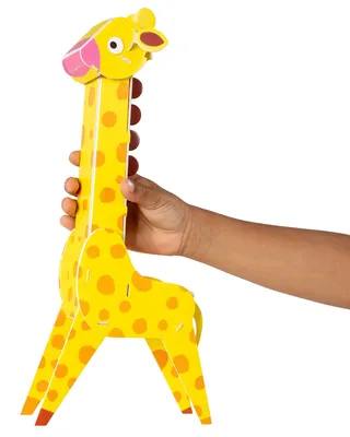 Image de Kit de construction de girafe 3D