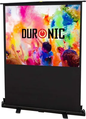 Produktbild von Duronic FPS80 Leinwand | 80 Zoll mobile Kofferleinwand mit 163 cm x 122 cm | 4:3 Heimkino mit 4K Full HD 3D | Projektionsleinwand für Beamer | Gain 1.0 | Beamerleinwand für Büro und Präsentationen