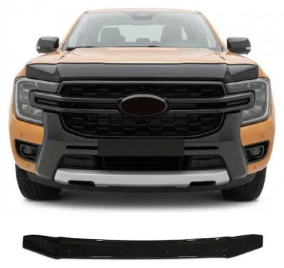 Produktbild von Motorhaube Deflektor Insekten für Ford Ranger P703 2022-2026 ABS Schwarz, KI-generiertes Bild