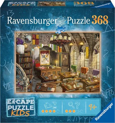 Obrázok produktu pre Puzzle 368 dielikov - Škola mágie - úniková hra pre deti