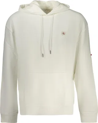 Produktbild von Stylisches Herren-Kapuzen-Sweatshirt Weiß mit Bauchtasche & Logo