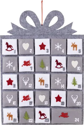 Produktbild von Filz Adventskalender zum Befüllen Weihnachtskalender B49xL51cm