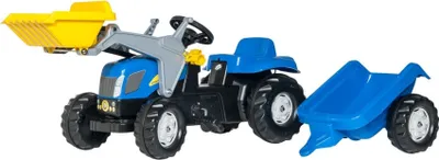 Obrázek produktu pro rolly toys rollyKid New Holland T 7040, 2,5 rok/roky, 4 kolo/kola, Černá, Modrá, Šedá, Žlutá