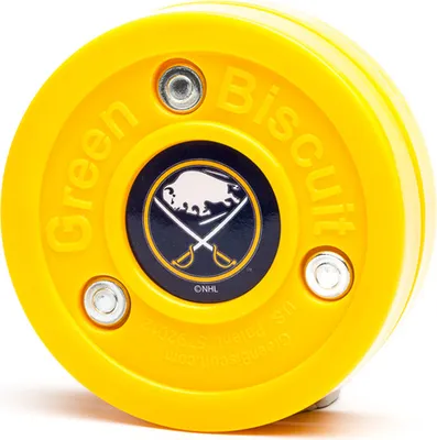 Image de Puck Green Biscuit NHL Buffalo Sabres gelb