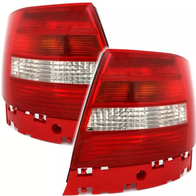 Für Audi A4 B5 Limo 94-00 Rückleuchten Rot / Weiss Facelift Optik LINKS + RECHTS in der Farbe Rot von AD TUNING GmbH & Co. KG