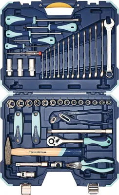Produktbild von Werkzeugkoffer 47-tlg.im Ku.-Koffer 4-24mm TECWERK