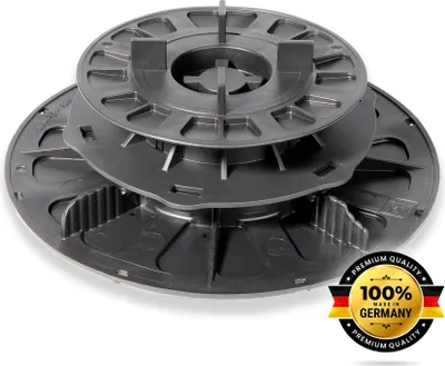 Produktbild von Justierbarer Plattenlager Premium mit Gefälleausgleich bis zu 5 % für Stein Beton Keramikplatten : 57–70 mm