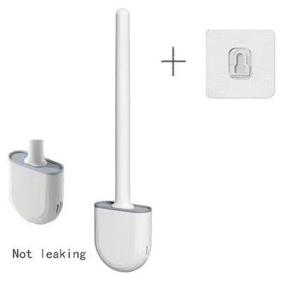 Obrázok produktu pre Toaletná kefa, ergonomická rukoväť, hygienický dizajn, model 2, biela