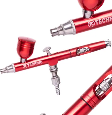 Immagine prodotto di Modello di aerografo con ugello 0,3 mm B-130 Doppia Azione Rosso mini