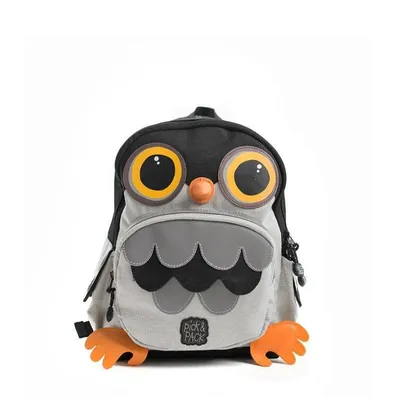 Produktbild von Pick & Pack Owl Rucksack grau meliert