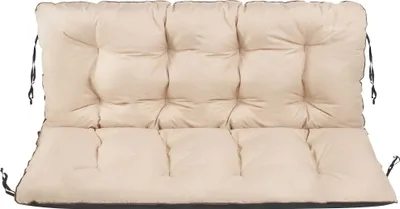 Produktbild von SuperKissen24. Sitzkissen Bankauflage für Gartenbank - Bankkissen Bankauflage 180x60x50 cm - Wetterfest - Beige Leinen
