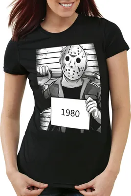 Produktbild von style3 Jason 1980 Damen T-Shirt halloween horror voorhees, Größe:XL