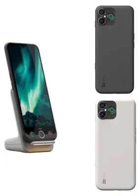 Produktbild von Doro Aurora A30, 15,5 cm (6.1"), 6 GB, 128 GB, 50 MP, Android 14, Schwarz, Weiß
