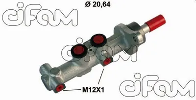 Produktbild von CIFAM 202-863 Bremszylinder Hauptbremszylinder für OPEL Vivaro A Kastenwagen (X83) Vivaro A Combi (X83) für RENAULT TRAFIC II Kasten (FL) für NISSAN