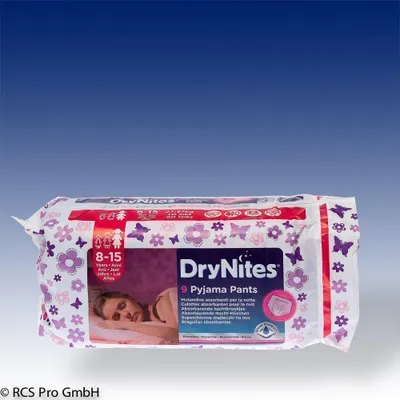 Produktbild von Huggies DryNites Pyjamahose Mädchenwindeln 8-15 Jahre 1 Pack