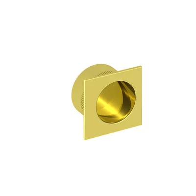 Produktbild von Fingerhülse für Schiebetüren, eckig, gold, für Durchgangstüren, Zimmertüren