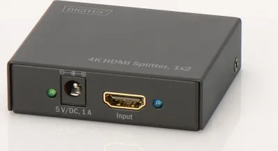 Produktbild von DIGITUS 4K HDMI Splitter 2-fach schwarz