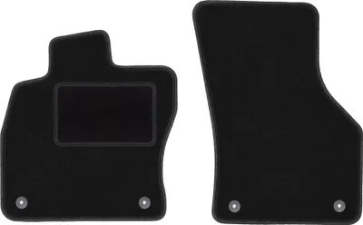 Immagine prodotto di Wielganizator tappetini auto velours anteriori adatto per Skoda Octavia IV A7 (2020-, berlina, station wagon, variant, liftback) neri, set 2 pz, con fissaggi