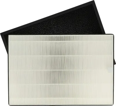 Produktbild von vhbw 2-teiliges Filter-Set kompatibel mit Ideal AP35H, AP35 Luftreiniger - HEPA-Filter, Aktivkohlefilter