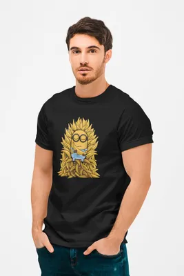 Produktbild von D&B Uni Polo MO00031_Minions_Schwarz-Größe 4XL