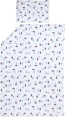 Produktbild von Meyco Shapes Bettbezug Lilac 140 x 200 / 220 cm | Babybettwäsche
