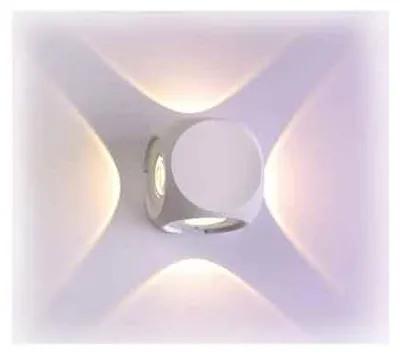 Obrázek produktu pro LED nástěnné svítidlo „RORY“ 4×1 W, 263 lm, 4000 K – bílá barva