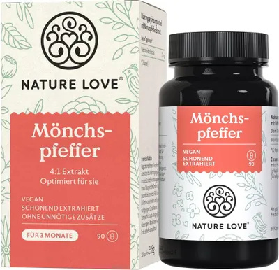 Produktbild von Nature Love Mönchspfeffer | 90 Kapseln | vegan