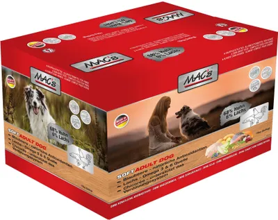 Produktbild von MAC's SOFT GETREIDEFREI HUHN & LACHS, Adult, jede Rasse, Huhn, Lachs, 5 kg