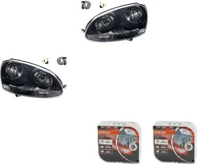 Zdjęcie produktu dla Johns, reflektory + Osram Night Breaker Laser pasują do VW Golf V 1K 5M 10/03-05/09 1K6941005T 1K6941029T 1K6941006T 1K6941030T 1K0941699C 1K09417