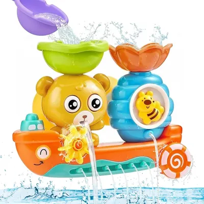 Produktbild von Badespielzeug, Bär und Biene, für Kinder 1-4 Jahre, Wasserspielzeug, für Badespaß