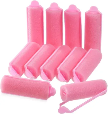 Produktbild von Schaumstoffrollen, 36 Stück, Lockenwickler aus Schaumstoff und Frisurschwämme in Rosa