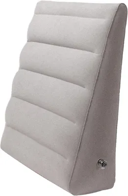 Produktbild von Multifunktionales, aufblasbares Keilkissen, reduziert Schwellungen, stützt Beine und Nacken, ergonomisch für Reisen, 1 Stück