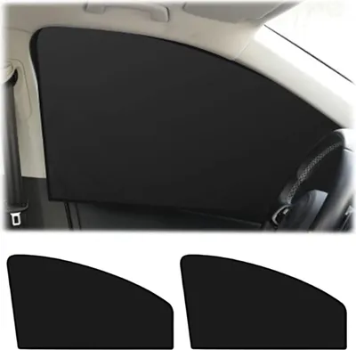 Produktbild von Sonnenschutz für Auto-Seitenscheiben schützt vor UV-Strahlen und bietet Privatsphäre für Kinder und Haustiere (2 Stück vorne)