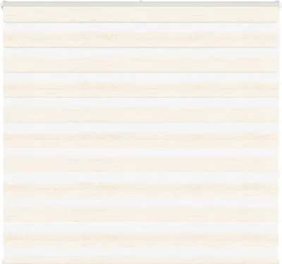 Produktbild von "2026 Promotion" Doppelrollo, Außenrollo, Balkonrollo, Marmorbeige 160x150cm Stoffbreite 155,9 cm Polyester - Rollos C493