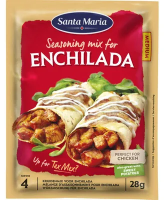 Produktbild von Santa Maria Enchilada Gewürzmischung 28g – Würzige Mischung für authentische Enchiladas