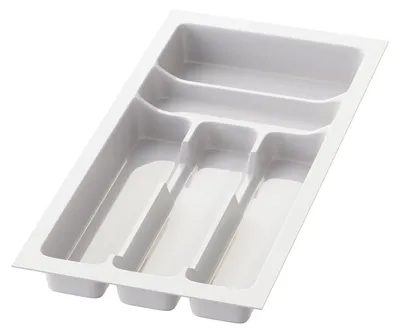 Zdjęcie produktu dla Organizer do szuflad kuchennych, pojemnik na sztućce, 5 przegródek, 30 cm