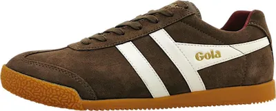 Image de Chaussures de sport Gola Harrier pour hommes, baskets de sport à lacets, couleur marron, style décontracté