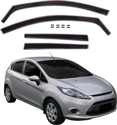 Image de GP Déflecteurs Deflecteurs D'Air Pour Ford Fiesta 7 Depuis 2018 5 Portes 4pcs, Aérodynamique, Montage Facile