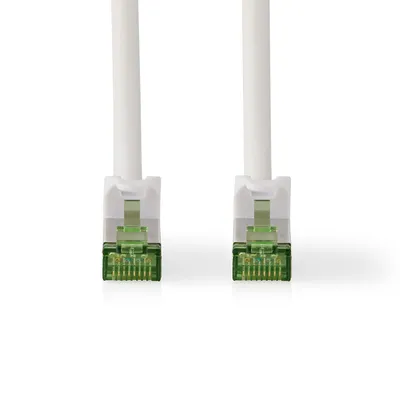 Produktbild von Nedis CAT7-Netzwerkkabel - S/FTP - RJ45 Stecker - RJ45 Stecker - 10.0 m - Snagless - Rund - LSZH - Weiss - Umschlag