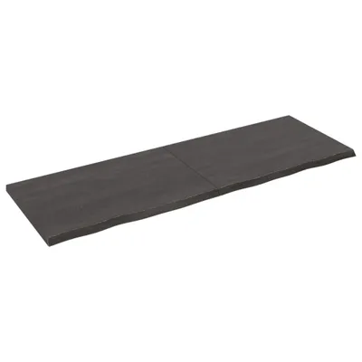 Zdjęcie produktu dla vidaXL Blat podumywalkowy ciemnobrązowy 180x60x(2-4)cm lite drewno