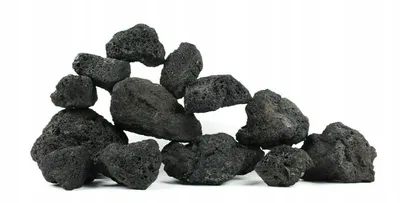 Image de Pierres décoratives pour aquarium, roche volcanique, 24 kg