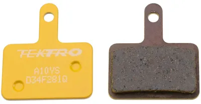Image de Plaquettes de frein à disque TEKTRO en emballage individuel, pour A10YS, semi-métalliques, également compatibles avec le modèle Dorado (HD-E715)