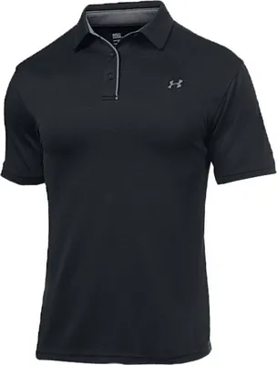 Produktbild von Under Armour Tech Kurzarm-poloshirt Schwarz XS / Regular Mann Schwarz XS