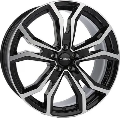Produktbild von ALUFELGE DEZENT TV dark 8x20 5x112 ET 32.5 BLACK/POLISHED