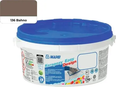 Obrázek produktu pro Spárovací malta Mapei Kerapoxy Easy Design 136 1,5 kg bahno
