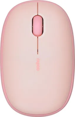 Produktbild von Rapoo M660 Silent, Beidhändig, Optisch, RF Wireless + Bluetooth, 1300 DPI, Pink