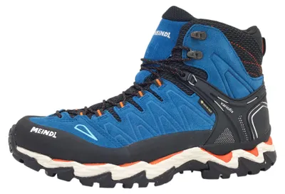 Produktbild von Meindl Lite Hike GTX 4692-09 Wanderschuhe, Herren, Materialmix, Blau/Orange, - Wanderschuhe Outdoor Herren, Blau, leder/textil (velour/mesh)