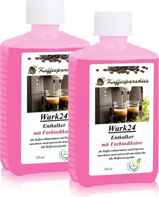 Produktbild von Wark24 Entkalker 250ml für Kaffeevollautomat z.B. Siemens, Saeco uvm. (2er Pack)