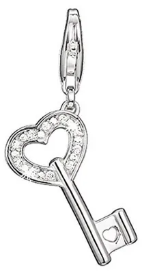 Produktbild von Esprit Anhänger Charms Silber Heart Key Schlüssel Herz ESZZ90650A000