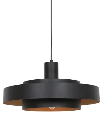 Obrázek produktu pro Závěsné svítidlo - černá - Flinter - plast kov - Ø 50cm - E27 - 3329ZW - Anne Lighting